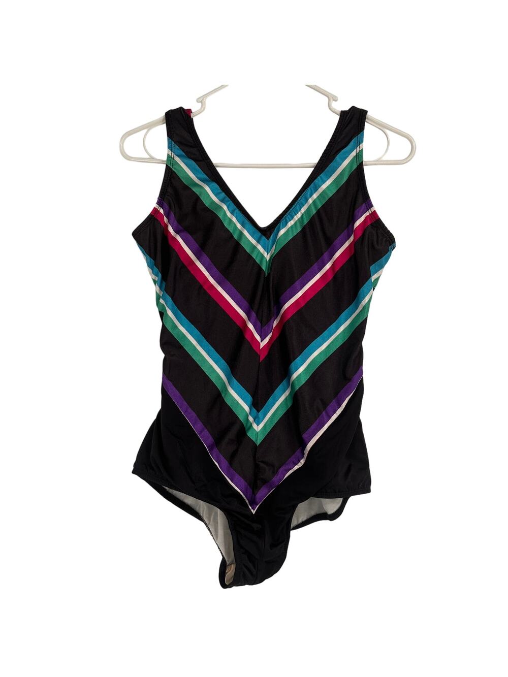 SunBird ILGWU Vintage One Piece Retro Swimsuit Size 36